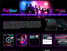 Tablet Screenshot of funbus.com.au