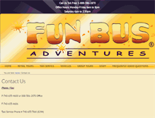 Tablet Screenshot of funbus.com